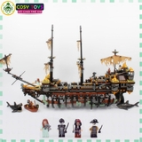 Đồ chơi xếp hình lắp ráp tàu ma The Silent Mary cướp biển vùng Caribe với 2294 mảnh ghép