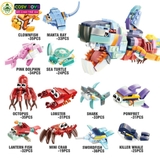 Đồ chơi xếp hình lắp ghép các mẫu sinh vật biển nhỏ từ 19-36 mảnh ghép cho bé