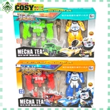 Đồ chơi 02 robot biến hình siêu xe cho bé