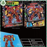 Đồ chơi lắp ghép xếp hình bộ giáp Steel Mecha của Iron Man với 1595 mảnh ghép