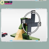 Đồ chơi lắp ghép xếp hình máy bay trực thăng vũ trang 3 trong 1 với 489 mảnh ghép