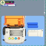 Đồ chơi xe môi trường chở rác cỡ lớn chạy bằng pin với đèn và nhạc cho bé