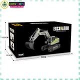 Đồ chơi xe xúc đất đa năng có điều khiển từ xa cho bé