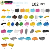 Đồ chơi lắp ghép xếp hình duplo các con thú dễ thương với 102 chi tiết dành cho bé từ 3 tuổi trở lên