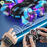 Đồ chơi xe điều khiển stunt điều khiển từ xa 360 độ có phun khói và điều khiển cử chỉ tay cho bé