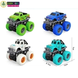 Đồ chơi túi 4 mô hình xe đua quán tính xe địa hình cho bé