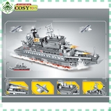 Đồ chơi lắp ghép xếp hình tàu pháo hải quân với 365 chi tiết