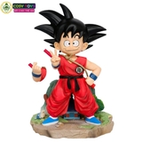 Mô hình DragonBall Goku Kid đứng chào - cao 19cm - ngang 13cm - nặng 450gram - Phụ kiện : tay thay thế