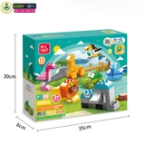 Đồ chơi lắp ghép xếp hình duplo các con thú dễ thương với 102 chi tiết dành cho bé từ 3 tuổi trở lên