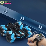 Đồ chơi xe điều khiển stunt điều khiển từ xa 360 độ có phun khói và điều khiển cử chỉ tay cho bé