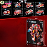 Đồ chơi xếp hình lắp ghép robot cứu hỏa 8 trong 2 với nhiều chi tiết, mẫu ghép khác nhau trên 753 chi tiết cho bé