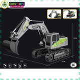 Đồ chơi xe xúc đất đa năng có điều khiển từ xa cho bé