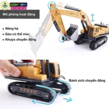 Đồ chơi xe xúc đất công trình mẫu lớn có điều khiển 4 chiều cho bé
