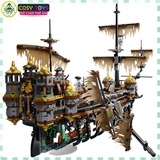 Đồ chơi xếp hình lắp ráp tàu ma The Silent Mary cướp biển vùng Caribe với 2294 mảnh ghép