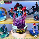 Mô hình Sasuke siêu ngầu có led ở base cao 20cm nặng 900 gram - Figure Naruto - Có hộp màu to đẹp