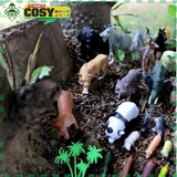 Đồ chơi mô hình 24 chi tiết các con thú rừng bằng nhựa cho bé