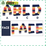 Hộp đồ chơi lắp ghép đu quay nhiều mẫu ghép sáng tạo với 520 chi tiết