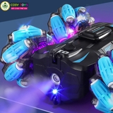 Đồ chơi xe điều khiển stunt điều khiển từ xa 360 độ có phun khói và điều khiển cử chỉ tay cho bé