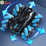 Đồ chơi xe điều khiển stunt điều khiển từ xa 360 độ có phun khói và điều khiển cử chỉ tay cho bé