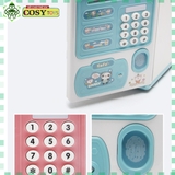 Đồ chơi két sắt mở bằng mã số và vân tay cho bé