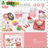 Đồ chơi dụng cụ nhà bếp nấu ăn 36 chi tiết đẹp cho bé