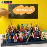 Đồ chơi xếp hình lắp ráp các nhân vật mini siêu anh hùng a.venger với 20 mẫu cho bé