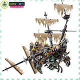Đồ chơi xếp hình lắp ráp tàu ma The Silent Mary cướp biển vùng Caribe với 2294 mảnh ghép