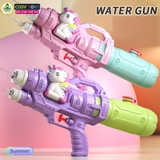 Đồ chơi ống súng nước hai tia phun xa cùng mẫu hoạt hình dễ thương cho bé
