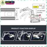 Đồ chơi xe xúc đất đa năng có điều khiển từ xa cho bé