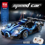 Đồ chơi xếp hình lắp ghép mô hình xe thể thao mẫu mới có động cơ điều khiển từ xa với 400 chi tiết cho bé