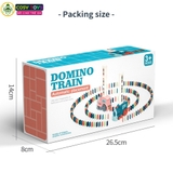Đồ chơi xe lửa xếp domino với nhiều mẫu tàu cho bé