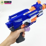 Đồ chơi sung bắn xốp dính liên thanh bằng pin cho bé