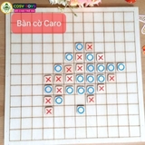 Bộ đồ chơi cờ caro hỗ trợ phát triển tư duy, khả năng ghi nhớ và nhận biết cho trẻ
