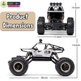 Đồ chơi xe đua địa hình hợp kim mẫu lớn có điều khiển từ xa 4 chiều cho bé