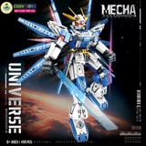 Đồ chơi lắp ghép xếp hình robot Mecha Warior và Universe kèm đôi cánh và kiếm laser với hơn 853 - 459 -574 chi tiết cho bé