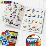 Đồ chơi lắp ráp phương tiện giao thông biến hình thành robot Big Eyes công trường với hơn 88 chi tiết cho bé