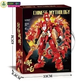 Đồ chơi xếp hình lắp ghép robot Ultra Beast FC1525-FC1528 với 1244-1258 chi tiết cho bé