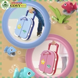 Đồ chơi va li câu cá bằng nam châm hoặc móc, có đèn và nhạc và đĩa xoay cho bé