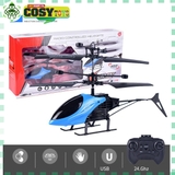 Đồ chơi máy bay trực thăng có điều khiển 4 chiều có pin sạc và đèn cho bé