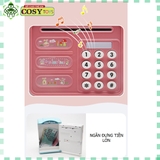 Đồ chơi két sắt mở bằng mã số và vân tay cho bé