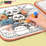 Đồ chơi cuốn sổ ma thuật kèm học liệu bóc dán thông minh cho bé