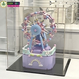 ĐỒ CHƠI LẮP GHÉP XẾP HÌNH HỘP NHẠC XOAY VÒNG QUAY MẶT TRỜI VỚI 874 MẢNH GHÉP