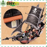 Đồ chơi lắp ghép xếp hình tàu cướp biển Ngọc trai đen với 652 mảnh ghép, mẫu tàu lớn và nhiều chi tiết cho bé