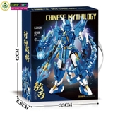 Đồ chơi xếp hình lắp ghép robot Ultra Beast FC1525-FC1528 với 1244-1258 chi tiết cho bé