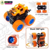 Đồ chơi túi 4 mô hình xe đua quán tính xe địa hình cho bé