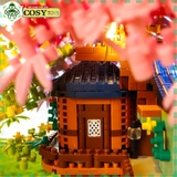 Đồ chơi lắp ghép xếp hình cây cổ thụ 7 màu cùng khu vườn bên suối với 4451 chi tiết cho bé