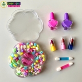 Đồ chơi trang điểm, sơn móng LOL kèm dụng cụ làm đẹp cho bé