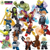 Đồ chơi xếp hình lắp ráp các nhân vật mini siêu anh hùng a.venger với 20 mẫu cho bé