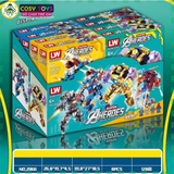 Đồ chơi xếp hình lắp ráp các nhân vật siêu anh hùng A.venger với 196-219 mảnh ghép