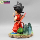 Mô hình DragonBall Goku Kid đứng chào - cao 19cm - ngang 13cm - nặng 450gram - Phụ kiện : tay thay thế